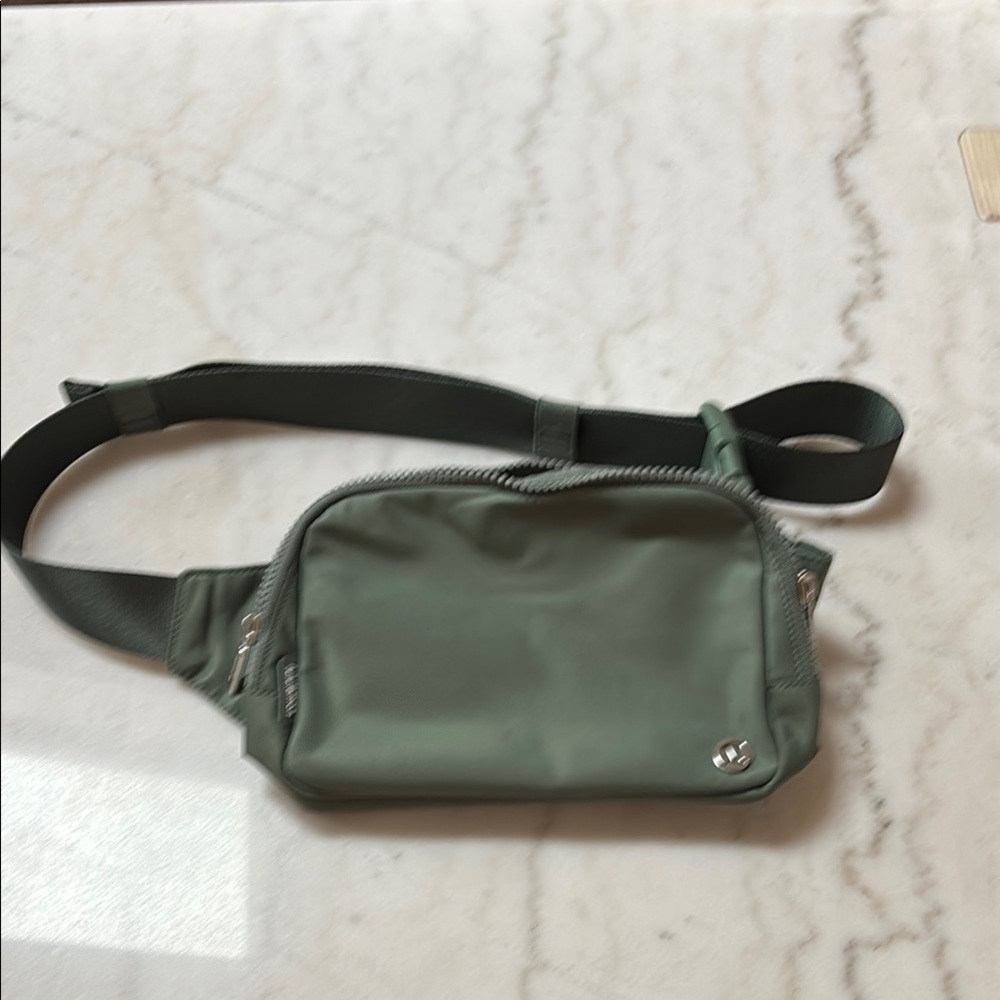 LuLu Lemon Green Crossbody Bag
